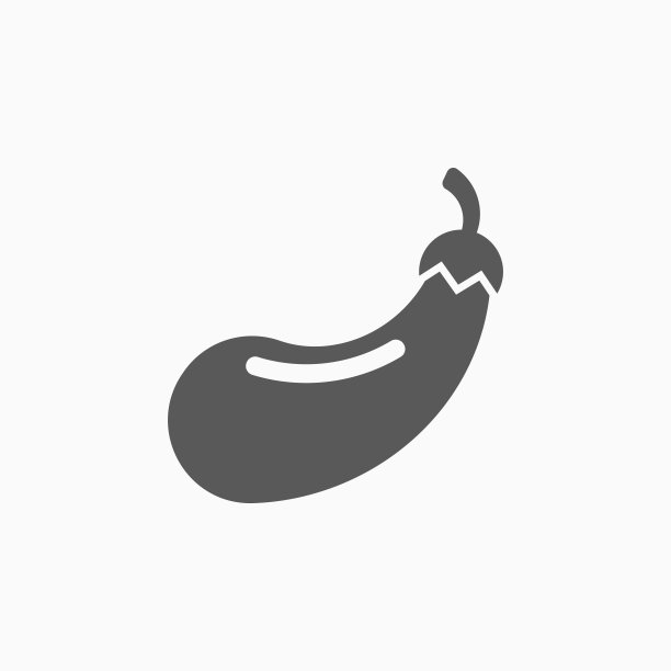 茄子图标，茄子向量图片下载