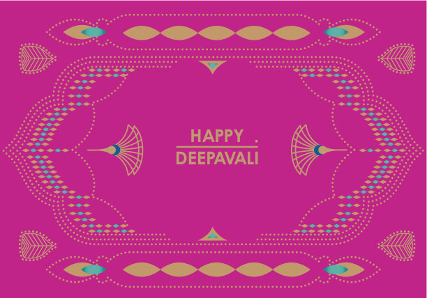 快乐的排灯节的问候。印度灯节。图片下载