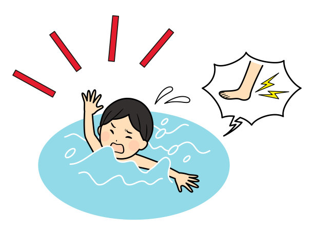 家庭成员穿着泳衣的插图图片下载