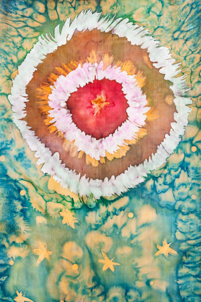 片断的图案与扎染和热蜡染图片下载