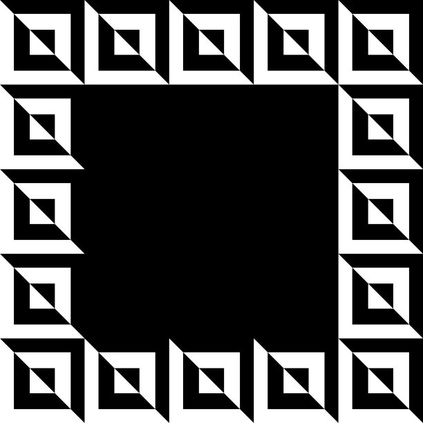 正方形格式的几何图片相框图片下载