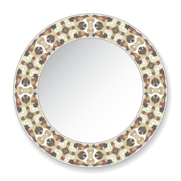 带有圆形图案的装饰板图片下载