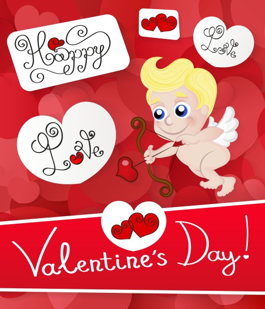 爱丘比特，情人节图片下载