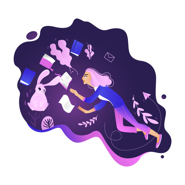 信息环境中的女孩-年轻女性图片下载