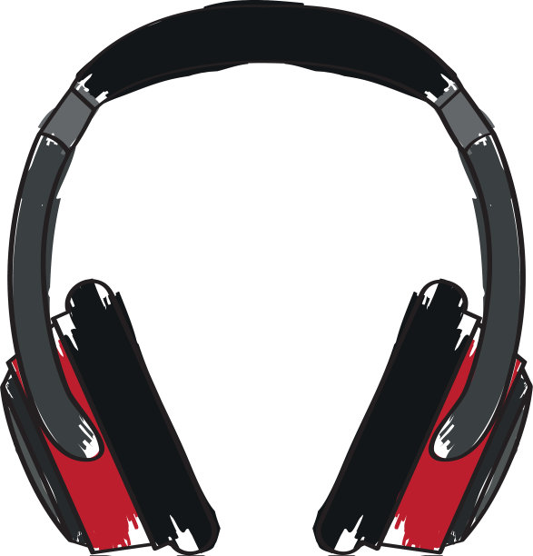 孤立的耳机图标图片下载