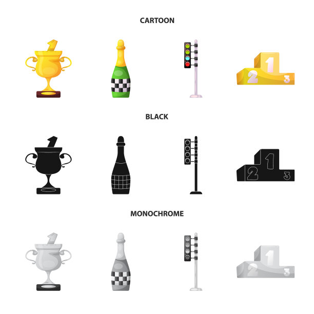 汽车和拉力赛标志集图片下载