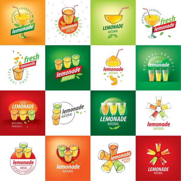 标志的柠檬水图片下载