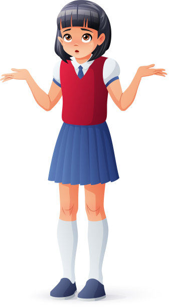 女孩耸耸肩膀图片下载
