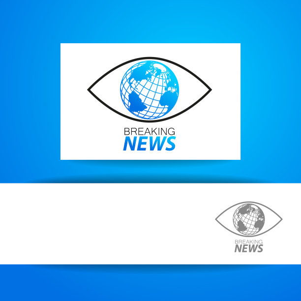 突发新闻标志模板图片下载