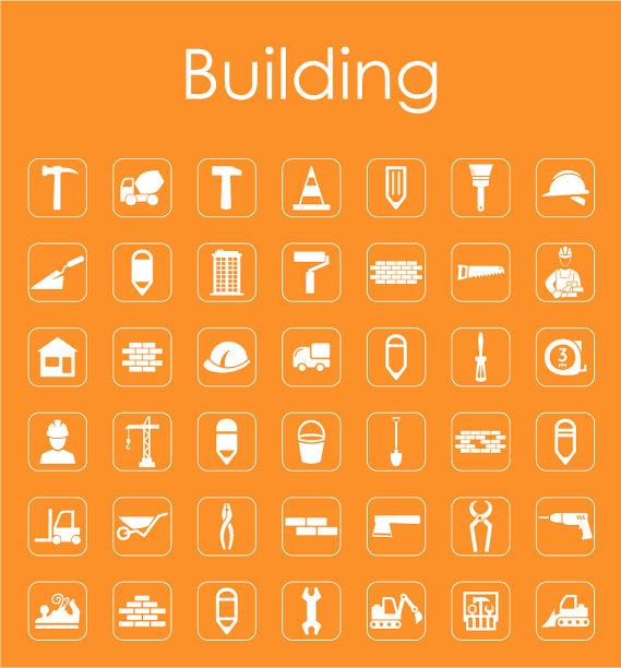构建简单图标的集合图片下载