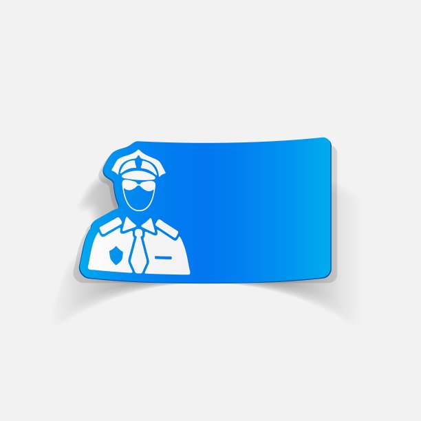 写实设计元素警官图片下载