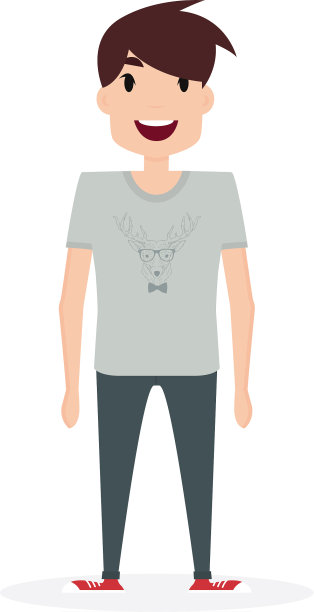 快乐的年轻人图片下载