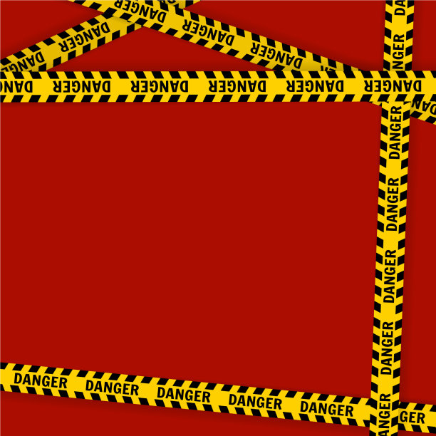 警戒线和危险录像图片下载