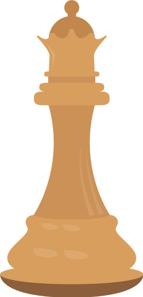 孤立的皇后棋子图标图片下载