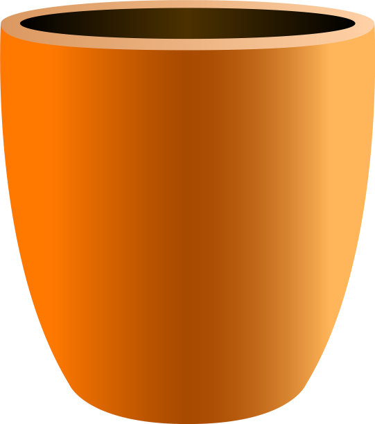 孤立空花盆图片下载