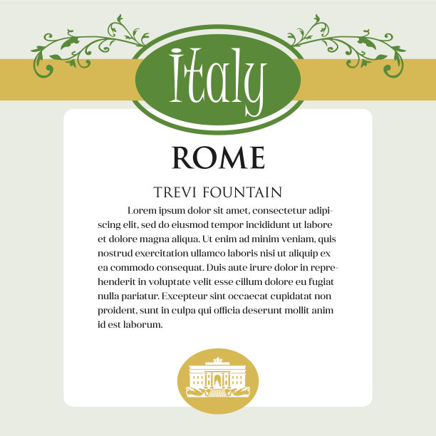 设计页面或菜单的意大利产品，它可以图片下载