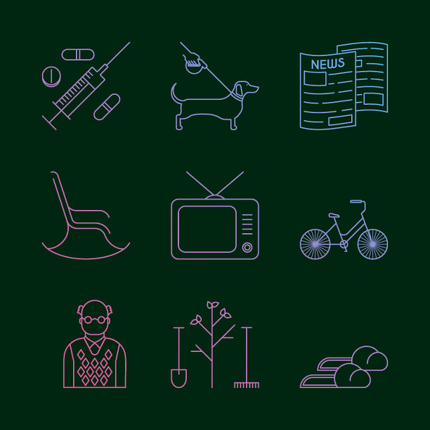 退休图标设置图片下载