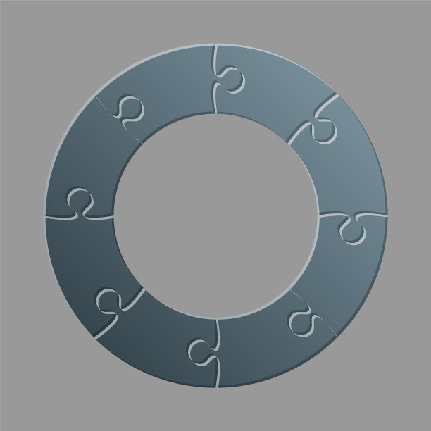 拼图圈信息图八步图图片下载