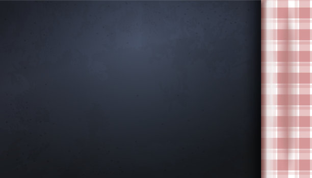 黑色的空白板和红色的野餐桌布图片下载