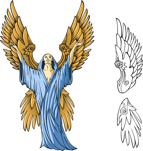 长翅膀的天使图片下载