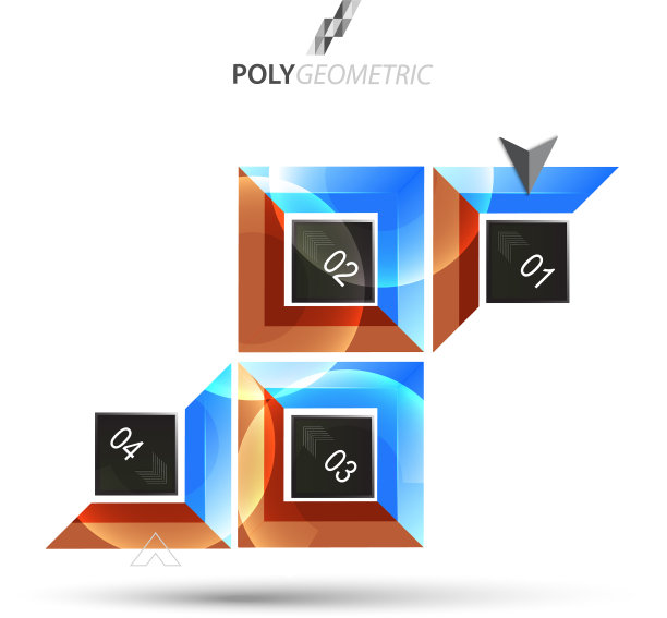 商业信息图表模板在吸引人的风格图片下载