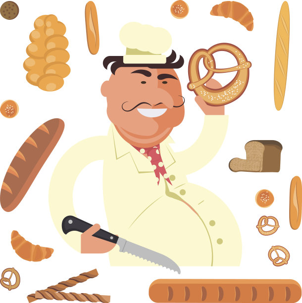 面包店卖方角色图片下载