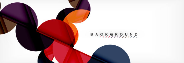 圆形现代几何抽象背景图片下载