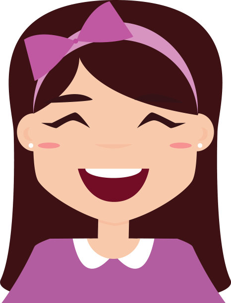 女孩的表情的脸图片下载