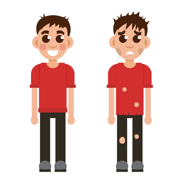 富人和穷人的孩子图片下载