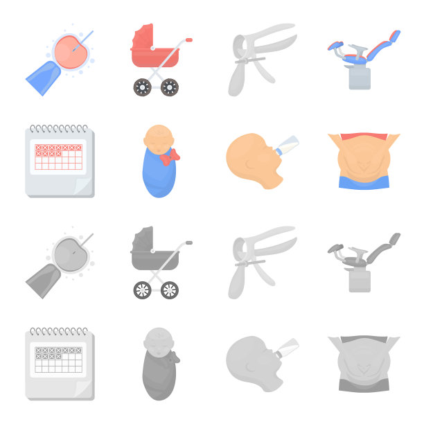 日历新生儿胃按摩人工图片下载