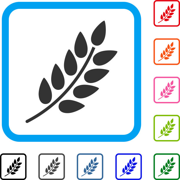 叶枝框图标图片下载