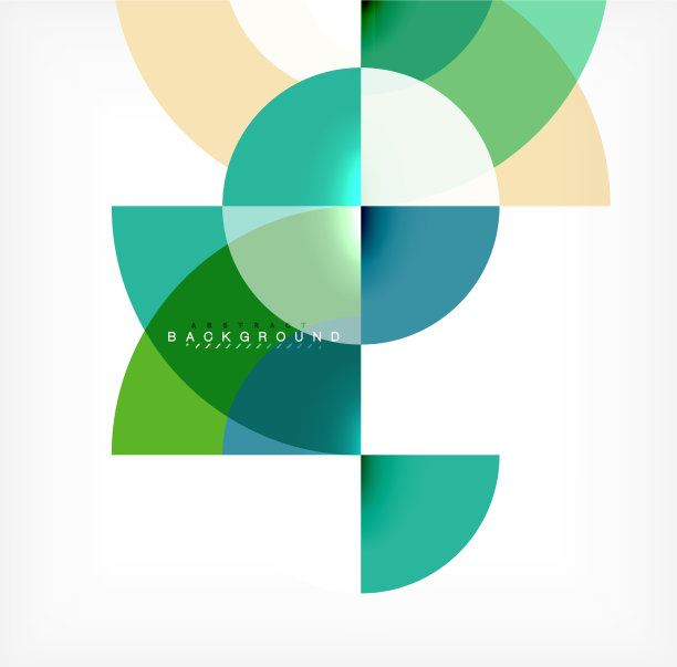 现代圆抽象背景图片下载