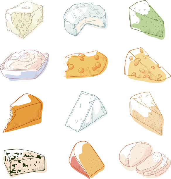 奶酪素描集图片下载