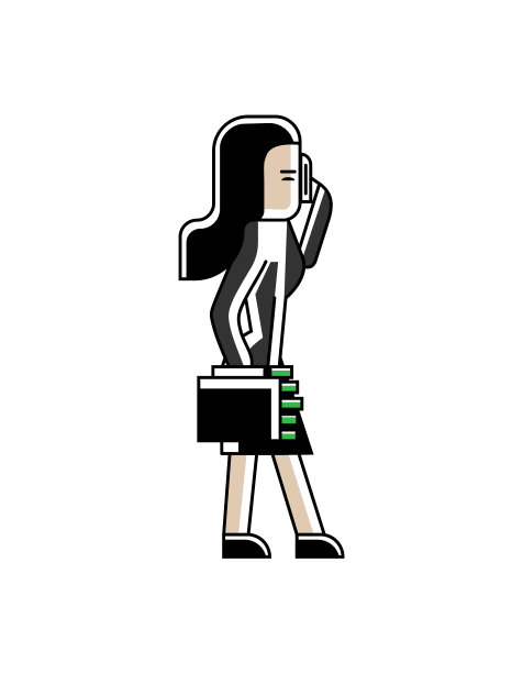 亚洲女人拿着行李箱打电话图片下载