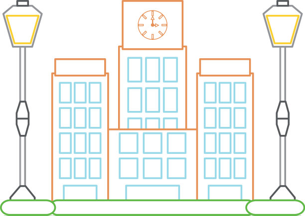 大城市建筑标志图片下载