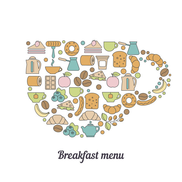 早餐的背景图片下载