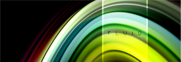 流体颜色抽象背景彩色海报图片下载