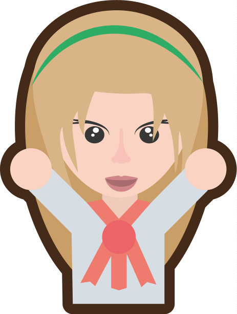 卡通日本女学生制服图片下载