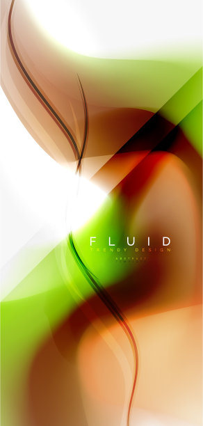 流体流动波抽象背景图片下载