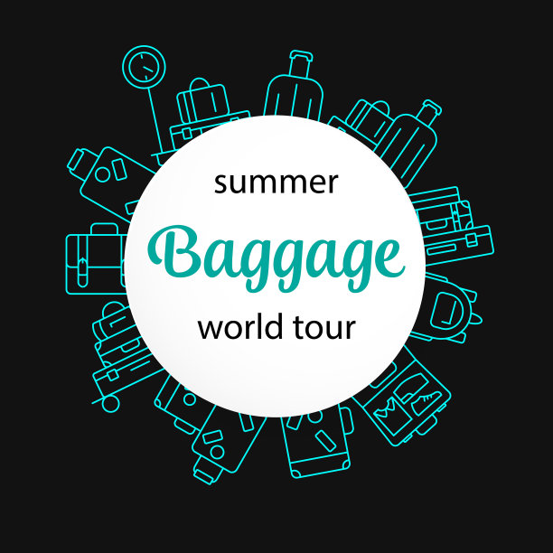 行李行李线图标图片下载