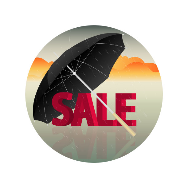 秋季销售背景季节颜色森林雨图片下载