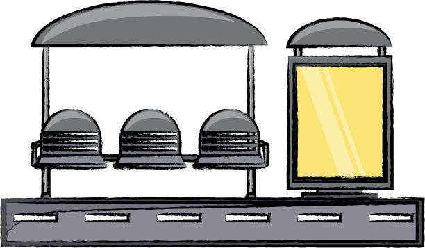 汽车站图标图片下载