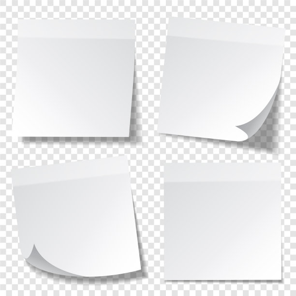 粘纸上的纸条用胶带和阴影隔开图片下载