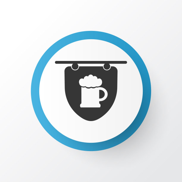 悬挂横幅图标象征优质图片下载