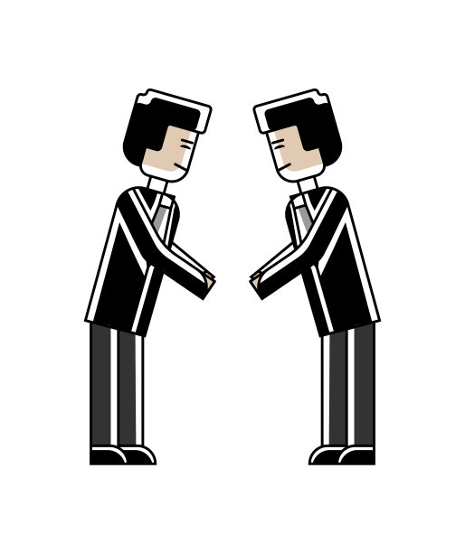 亚洲商人的传统问候图片下载