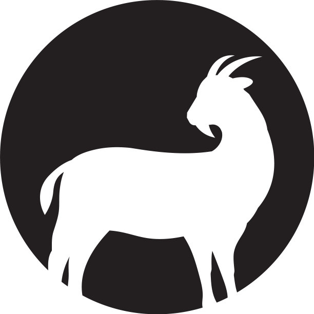 山羊logo模板图标图片下载
