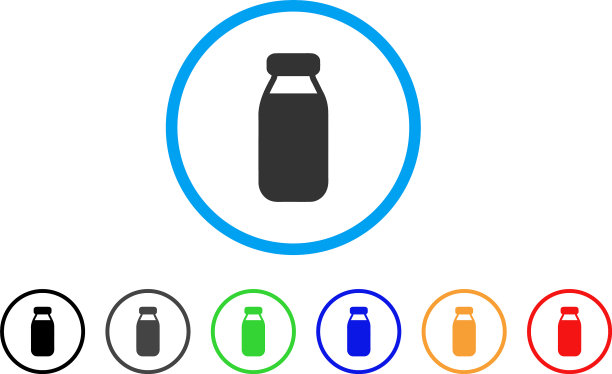 瓶圆形图标图片下载