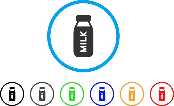 奶瓶圆角图标图片下载