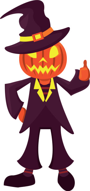 万圣节10月恐怖庆祝卡通图片下载