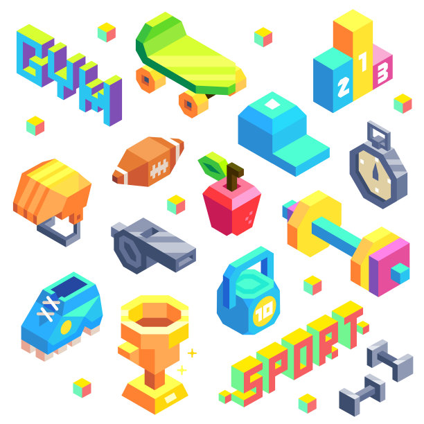 等距运动图标设置图片下载